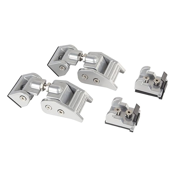 Rugged Ridge Hood Catch Kit Silver 11116.07 for 2007-2018 Jeep Wrangler JK - Durable & Stylish Upgrade