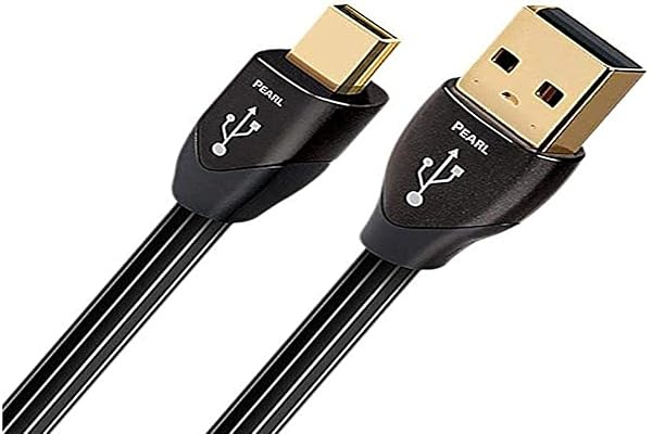 AudioQuest AudioQuest 0.75m Pearl Micro-USB Cable - High-Quality Male/Male USB A to Micro-USB B, Black - View 2 of 2