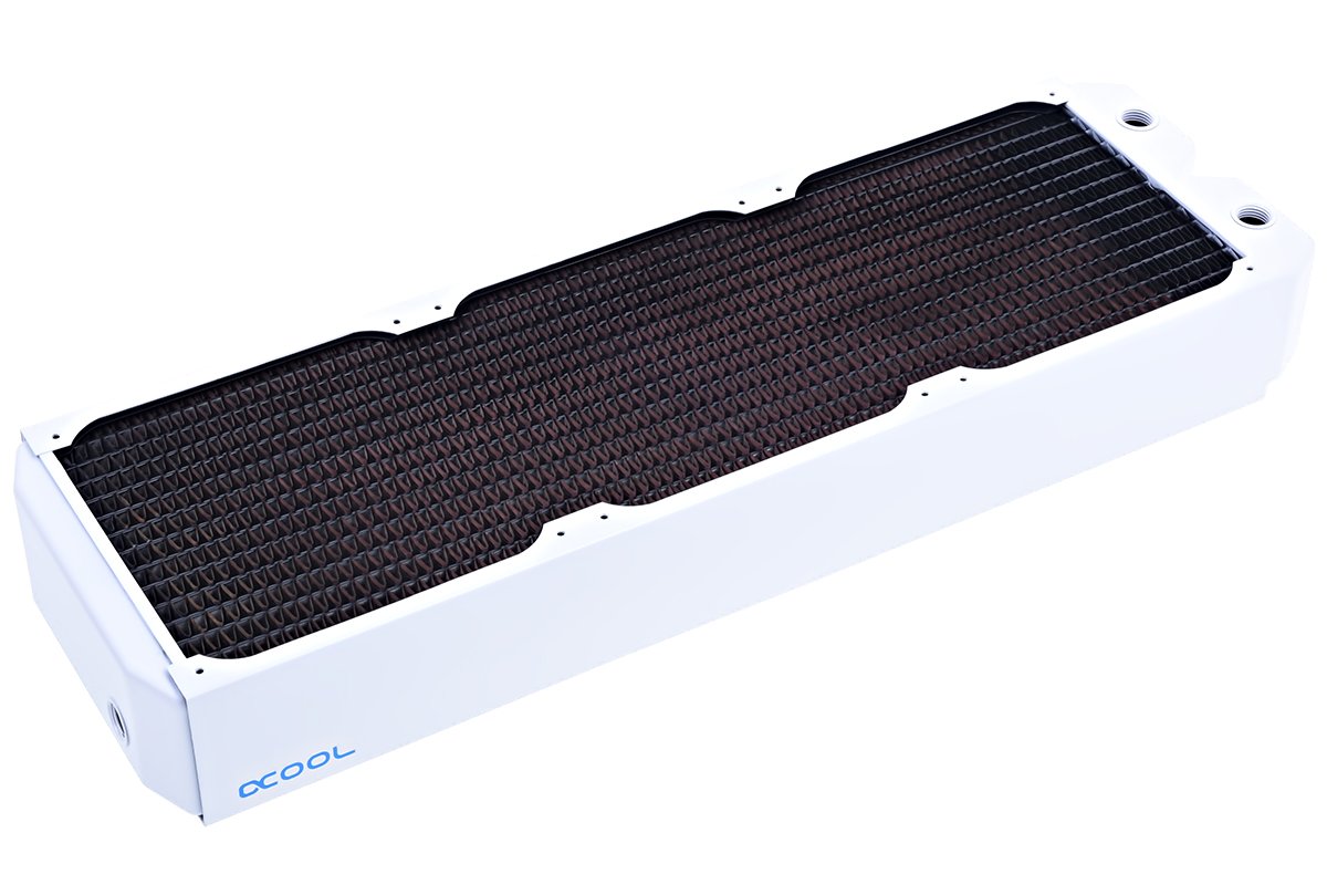 Alphacool Alphacool NexXxos UT60 Full Copper 420mm Radiator Triple Fan White for High Performance Cooling - View 3 of 5