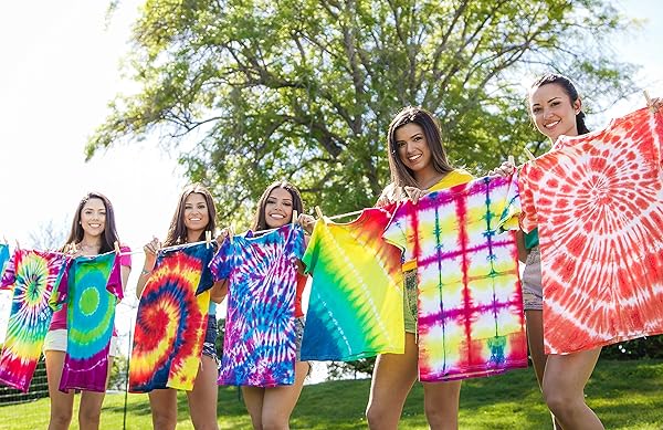 TULIP Create Stunning Designs with Tulip One-Step Tie-Dye Kit Kaleidoscope - 12 Vibrant Colors for Endless Creativity! - View 7 of 8