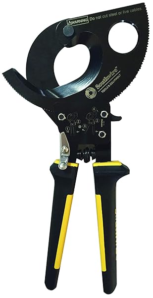 Southwire Southwire 58277740 Heavy Duty Ratcheting Cable Cutters - Comfort Grip, Quick-Release, Steel Blades for 750 kcmil CU/1000 kcmil AL