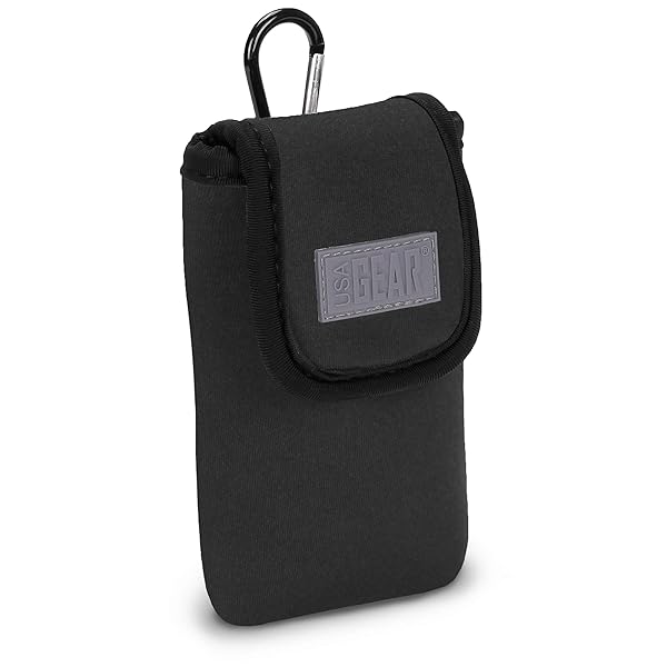 USA GEAR Sunglasses & Eyeglasses Case with Belt Loop & Carabiner Clip - Perfect for Kids & Adults