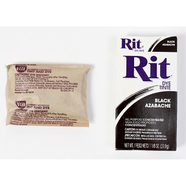 Rit Rit Dye Powder Dye 1-1/8 oz Black - 10-Pack for Vibrant Fabric Color | Fast Shipping! - View 3 of 3