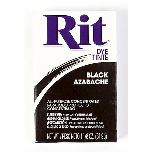 Rit Rit Dye Powder Dye 1-1/8 oz Black - 10-Pack for Vibrant Fabric Color | Fast Shipping!
