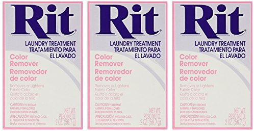 Rit Dye Color Remover Powder 2 oz - 3-Pack for Effective Laundry Treatment