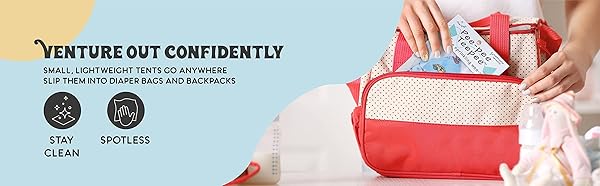 Beba Bean Pee Pee Teepee Elephant Blue 5 Piece Set with Laundry Bag Baby Boy Essentials Pee Shield and Covers - View 8 of 8