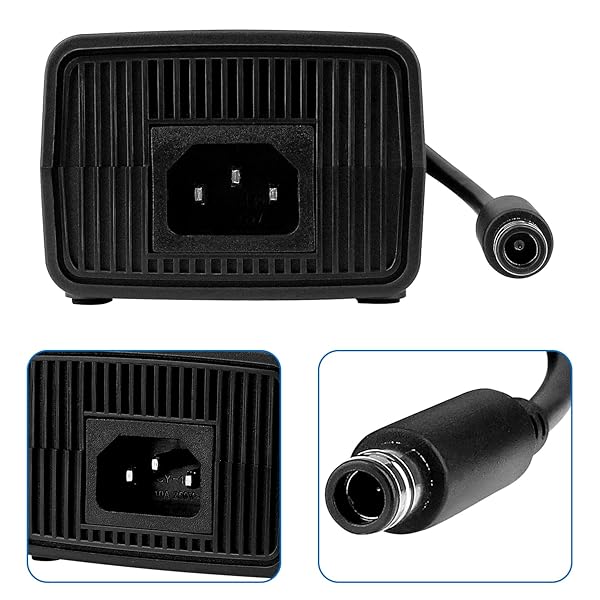 OSTENT OSTENT US AC Adapter Charger for Xbox 360 E Console - Power Supply Cable Cord - View 7 of 8