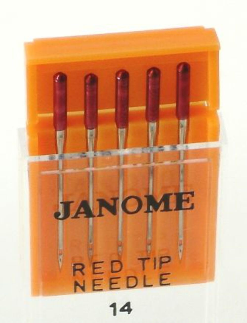 Janome Janome Red Tip 5 Needle Pack Size 14 for Perfect Sewing Precision and Performance
