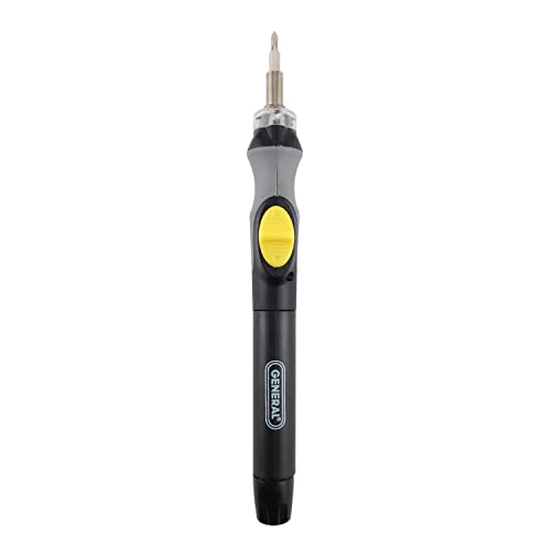 General Tools General Tools Cordless Lighted Precision Screwdriver #502 - Super-Torque Drive for DIY & Electronics