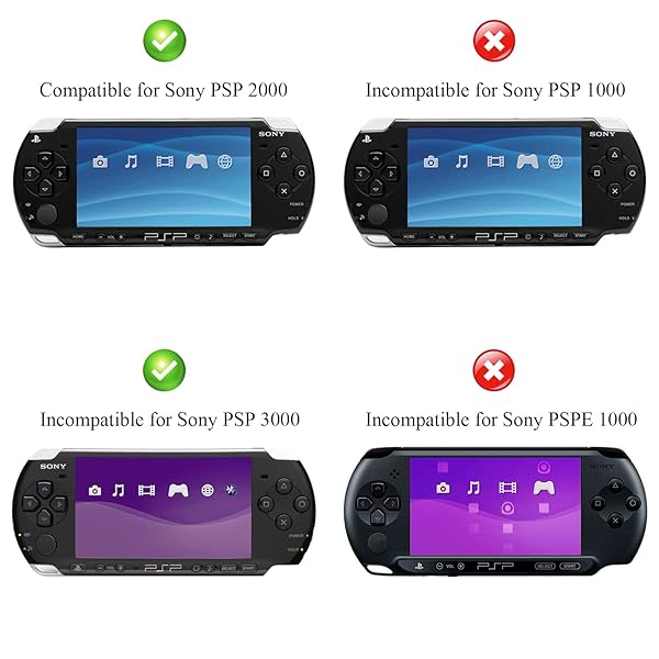 OSTENT OSTENT Clear Crystal Hard Case for Sony PSP 2000/3000 - Durable Travel Protector Shell - View 4 of 8