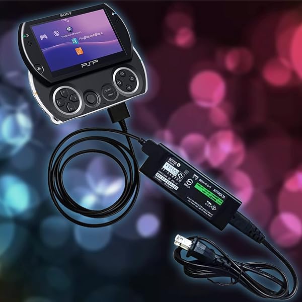 OSTENT OSTENT US AC Adapter for Sony PSP GO - Power Wall Charger Cable for PSP-N1000 Console - View 8 of 9