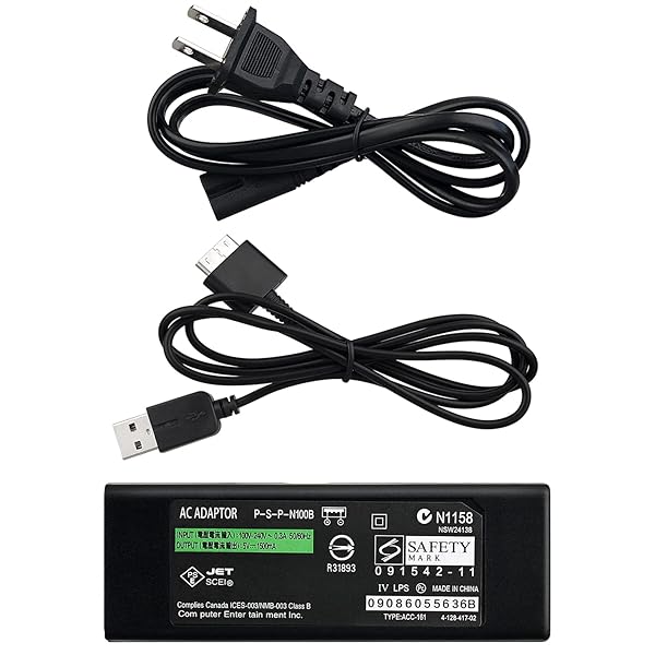 OSTENT OSTENT US AC Adapter for Sony PSP GO - Power Wall Charger Cable for PSP-N1000 Console