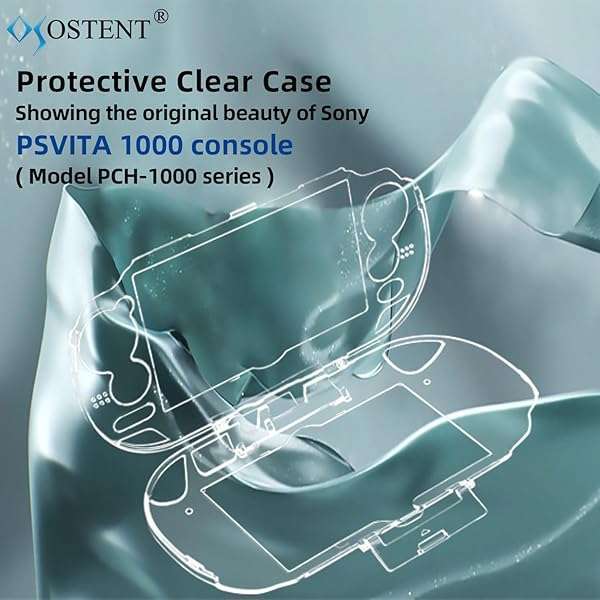 OSTENT OSTENT Clear Crystal Hard Case for Sony PS Vita 1000 - Durable Protective Cover - View 4 of 8
