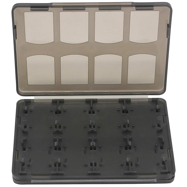 OSTENT OSTENT 18-in-1 Game Memory Card Holder for Sony PS Vita - Black Storage Box - View 5 of 8