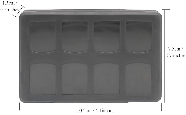 OSTENT OSTENT 18-in-1 Game Memory Card Holder for Sony PS Vita - Black Storage Box - View 6 of 8