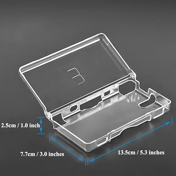 OSTENT OSTENT Clear Hard Crystal Case for Nintendo DSL NDS Lite - Durable Protection & Stylish Design - View 8 of 8