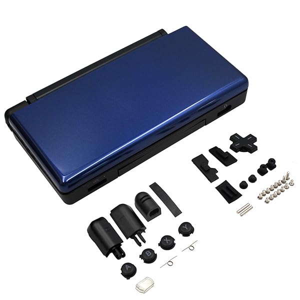 OSTENT OSTENT Nintendo DS Lite Repair Parts Kit - Blue & Black Housing Shell Replacement - View 2 of 8