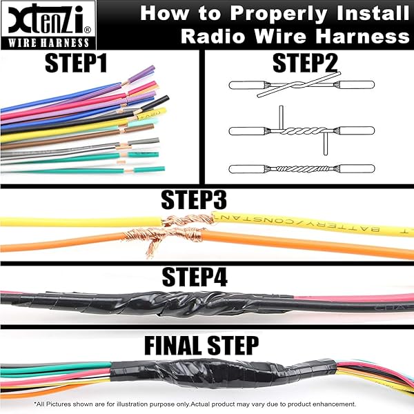 Xtenzi Xtenzi 16Pin Car Radio Power Wire Harness for Pioneer AVIC Models - XT91007 Connector - View 8 of 10