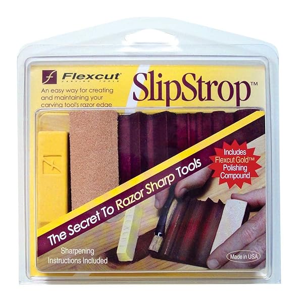 FLEXCUT Flexcut Slipstrop: The Ultimate Tool for Sharpening Your Woodworking Blades