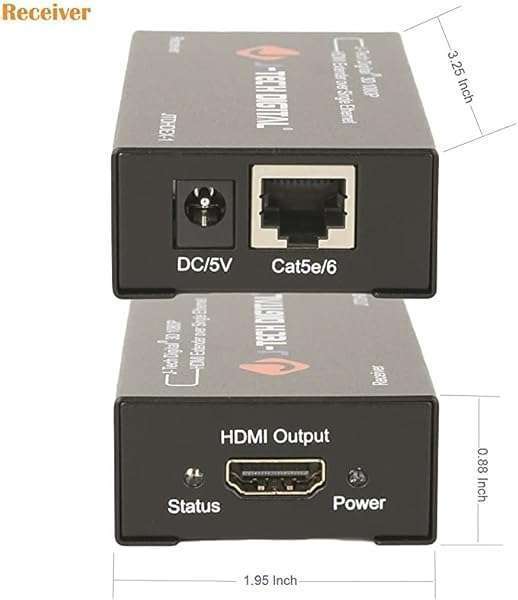 J-Tech Digital J-Tech Digital HDMI Extender: 1080P@200ft Over Cat5e/6 with EDID Copy & Dolby Digital Support - View 5 of 8
