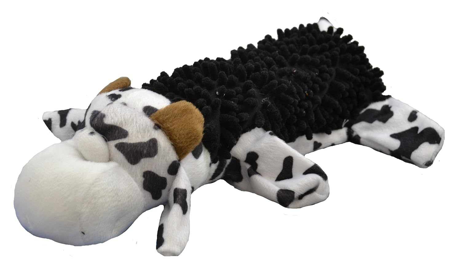 Amazing Pet Products Amazing Pet Products Cow Shaggy Squeak Toy for Dogs and Cats Durable Fun Interactive Playtime - View 2 of 3