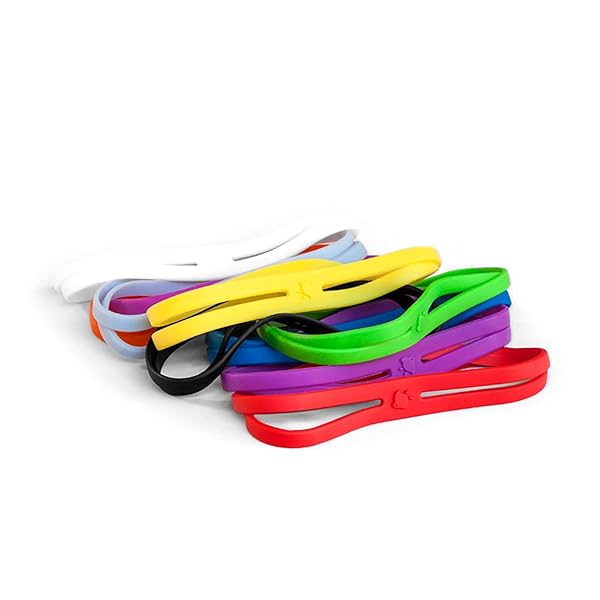 GRIFITI "GRIFITI Band Joes X Cross Style 6" Rubber Bands - 5 Pack, Heat & UV Resistant for Cooking, Games & More"