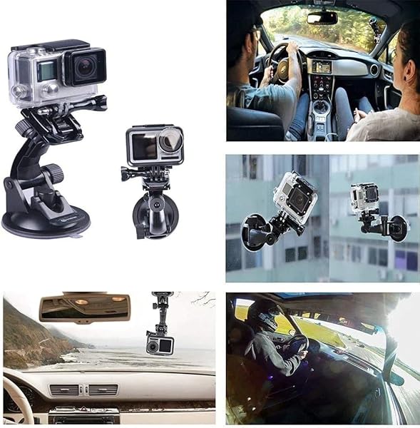 Smatree Buy Smatree Suction Cup Mount for GoPro & DJI OSMO Action Cameras - Compatible with Models 3 to 12 - View 5 of 8