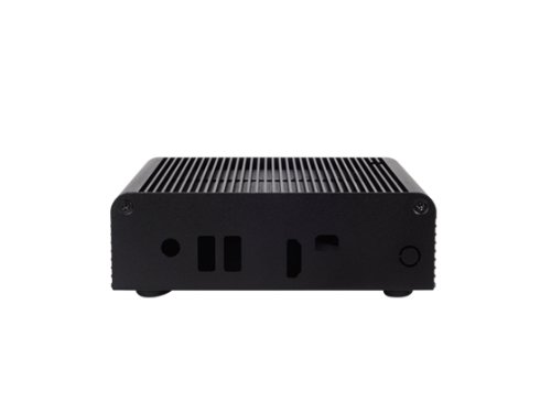 SilverStone Silverstone Tek Aluminum NUC Case Black with Heat-Pipe Top Cover HDMI and Thunderbolt Ports for Efficient Cooling and Connectivity - View 2 of 9