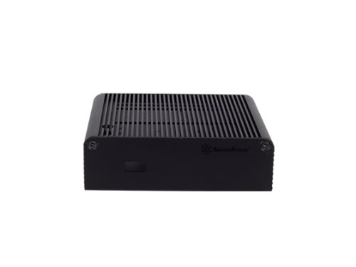 SilverStone Silverstone Tek Aluminum NUC Case Black with Heat-Pipe Top Cover HDMI and Thunderbolt Ports for Efficient Cooling and Connectivity - View 3 of 9