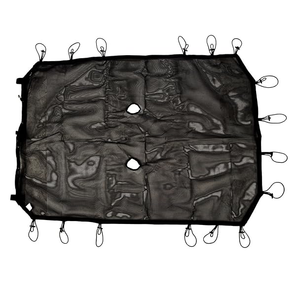 Rugged Ridge Rugged Ridge Eclipse Sun Shade for 2007-2018 Jeep Wrangler JK 4-Door - Full Black Shade (13579.05)