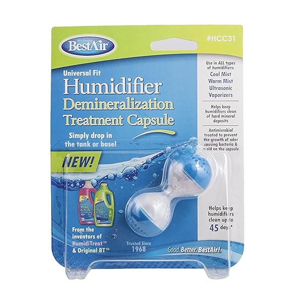 BestAir BestAir HCC31 Humidifier Cleaner Capsule 6 Pack - Ultimate Solution for Clean Humidifiers