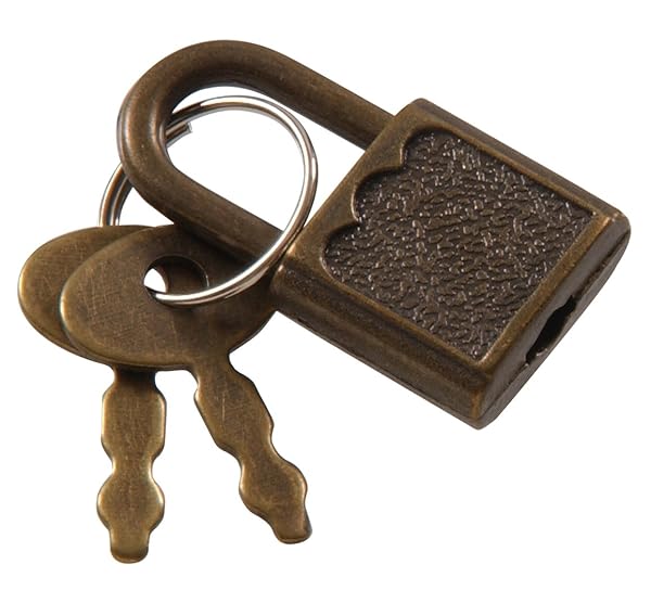 Hillman Buy Hillman 853016 Antique Brass Padlock - Durable Security Solution for Home & Office