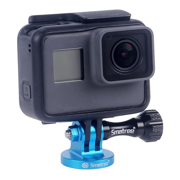 Smatree Buy Smatree Aluminum Tripod Mount Adapter for GoPro & DJI OSMO Action Cameras - Compatible with Models 1-12, Blue - View 3 of 6