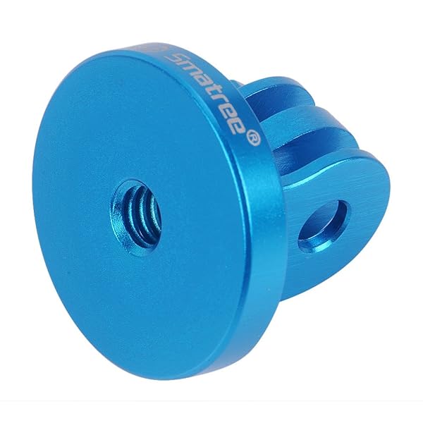 Smatree Buy Smatree Aluminum Tripod Mount Adapter for GoPro & DJI OSMO Action Cameras - Compatible with Models 1-12, Blue - View 6 of 6