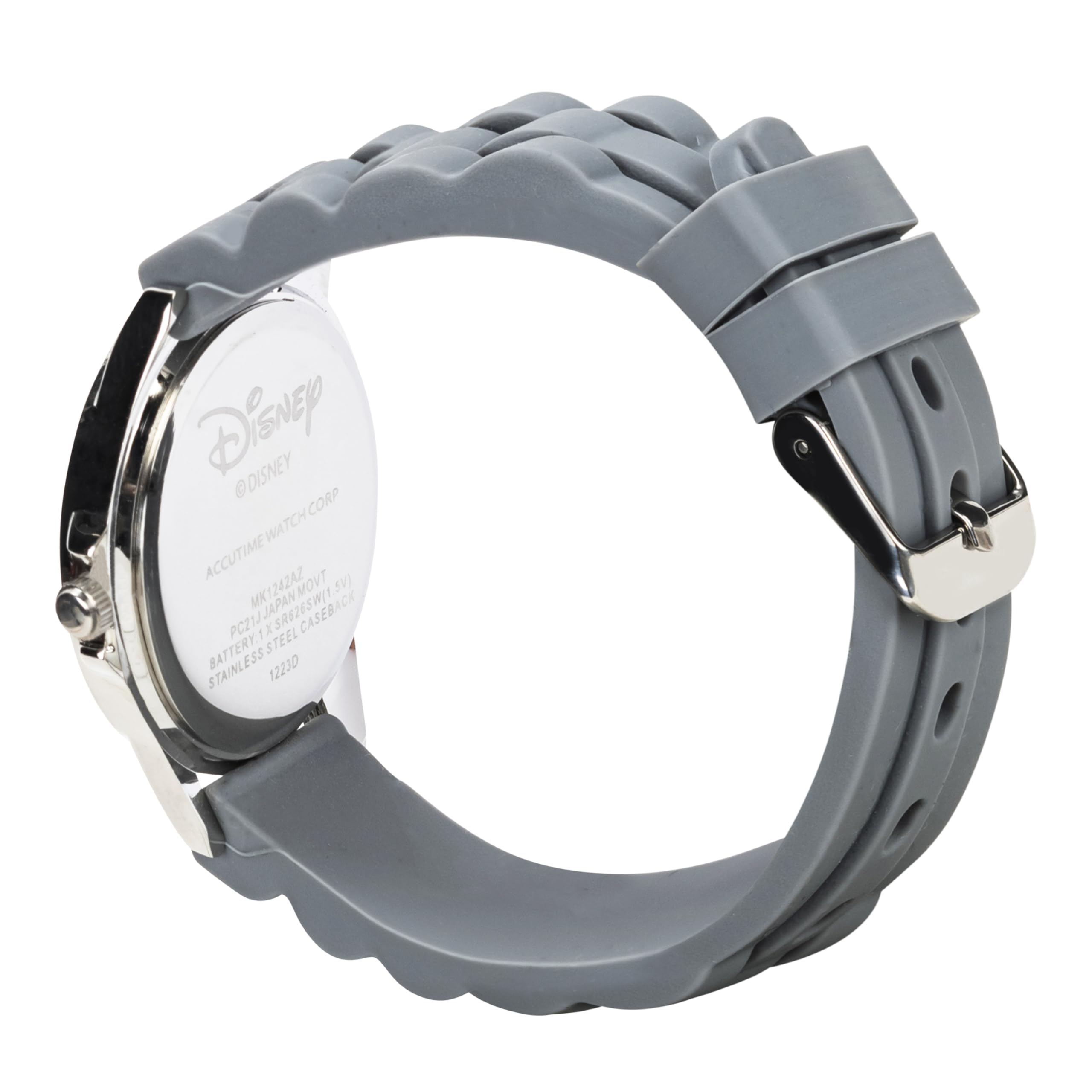 Disney Kids MK1242 Mickey Mouse Grey Analog Quartz Watch for Boys and Girls - View 3 of 7