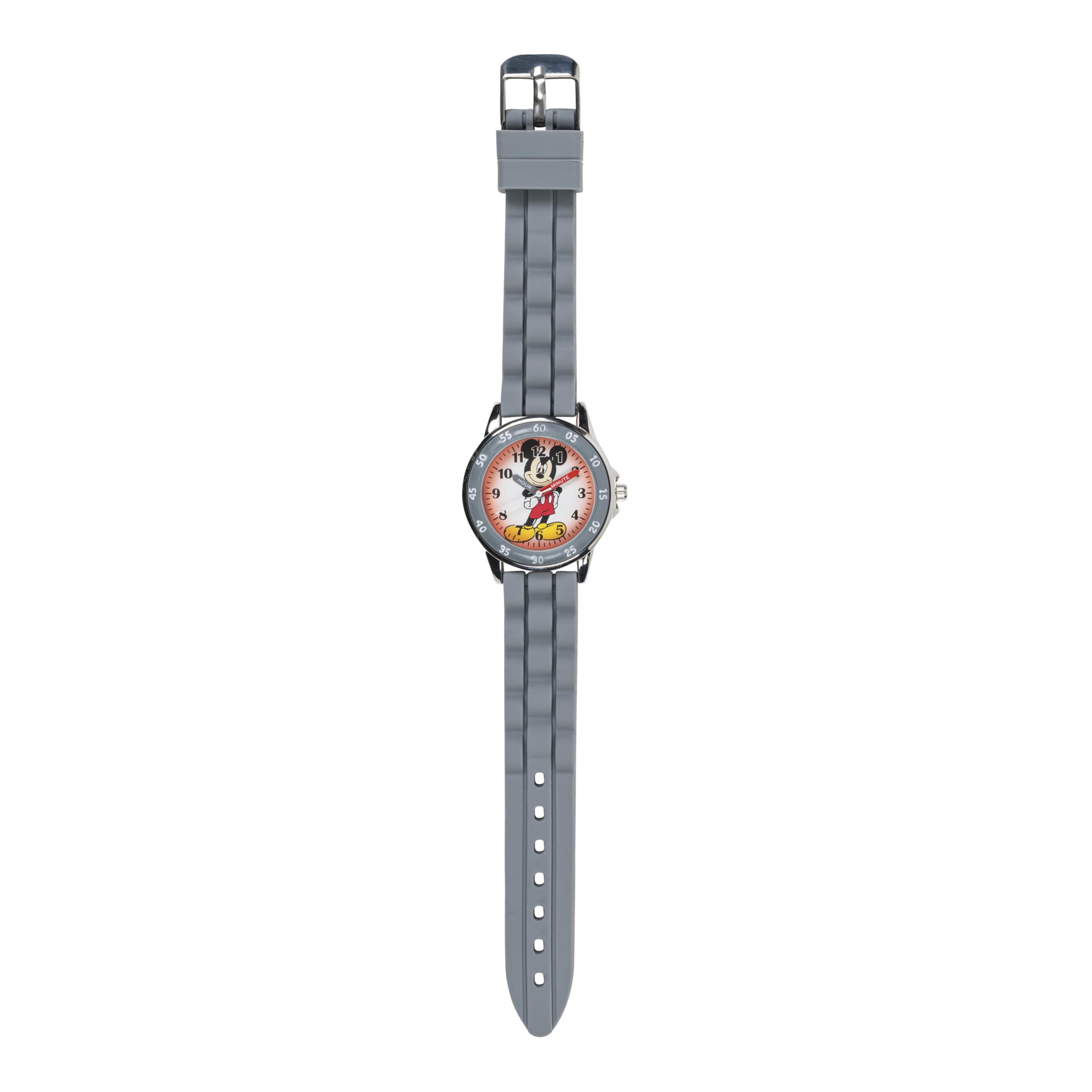 Disney Kids MK1242 Mickey Mouse Grey Analog Quartz Watch for Boys and Girls - View 6 of 7