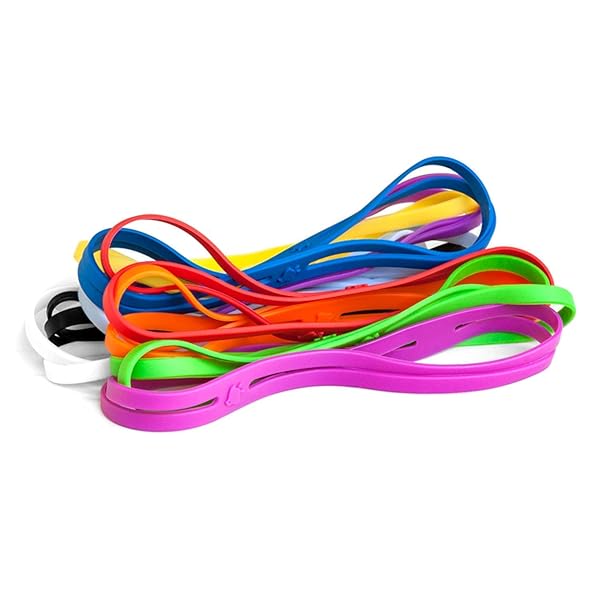 GRIFITI "GRIFITI Band Joes X Cross Style 9" Rubber Bands - 5 Pack, UV Resistant, Perfect for Cooking, Games & Laptops"