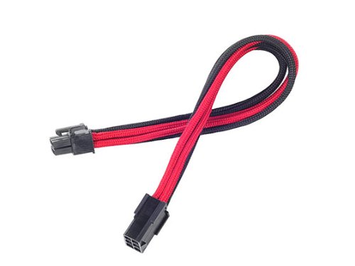 Buy Silverstone Tek Sleeved Power Supply Cable 6-Pin to PCI-E Connector (PP07-IDE6BR) - Enhance Your PC Setup