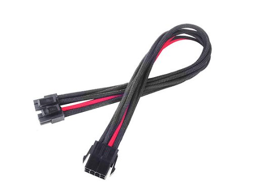 Buy Silverstone Tek 8-Pin EPS12V Power Supply Cable Extension (PP07-EPS8BR) - High-Quality Sleeved Connector