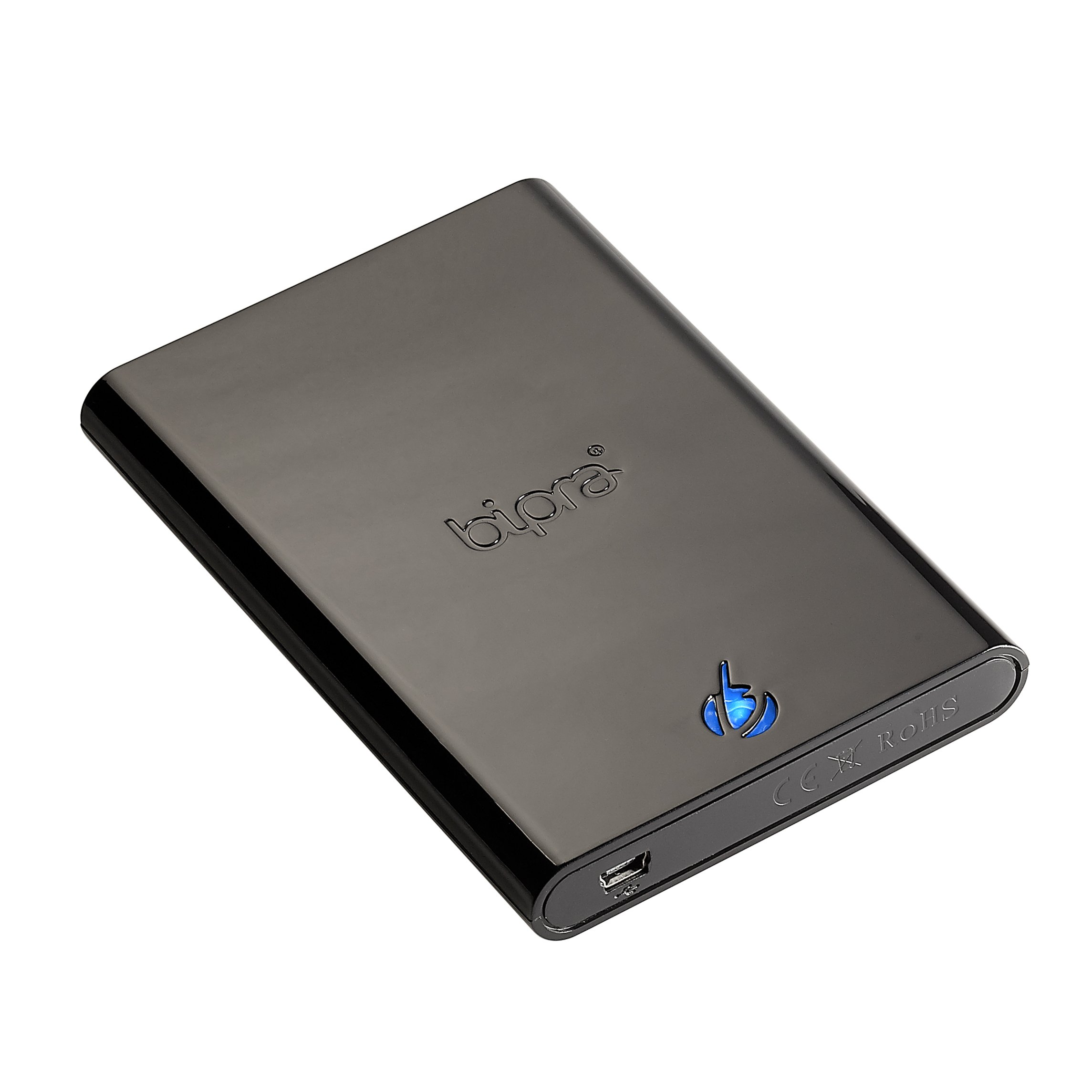 BIPRA " BIPRA S2 2.5" USB 2.0 Portable External Hard Drive - 750GB Black | Fast Storage Solution" - View 2 of 6