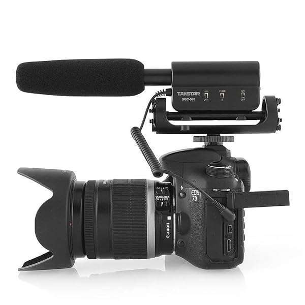 TAKSTAR TAKSTAR SGC-598 Shotgun Microphone for DSLR Cameras - Perfect for Interviews & Photography - View 4 of 8