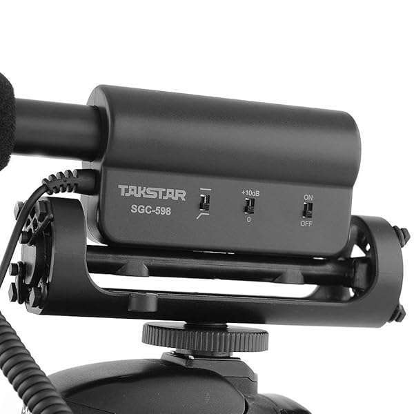 TAKSTAR TAKSTAR SGC-598 Shotgun Microphone for DSLR Cameras - Perfect for Interviews & Photography - View 5 of 8