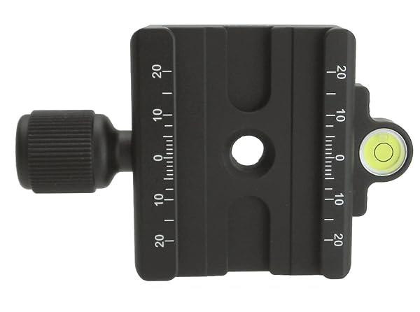 "Desmond DAC-60 60mm QR Clamp with 1/4" Adapter - Arca-Swiss Compatible Tripod Head"