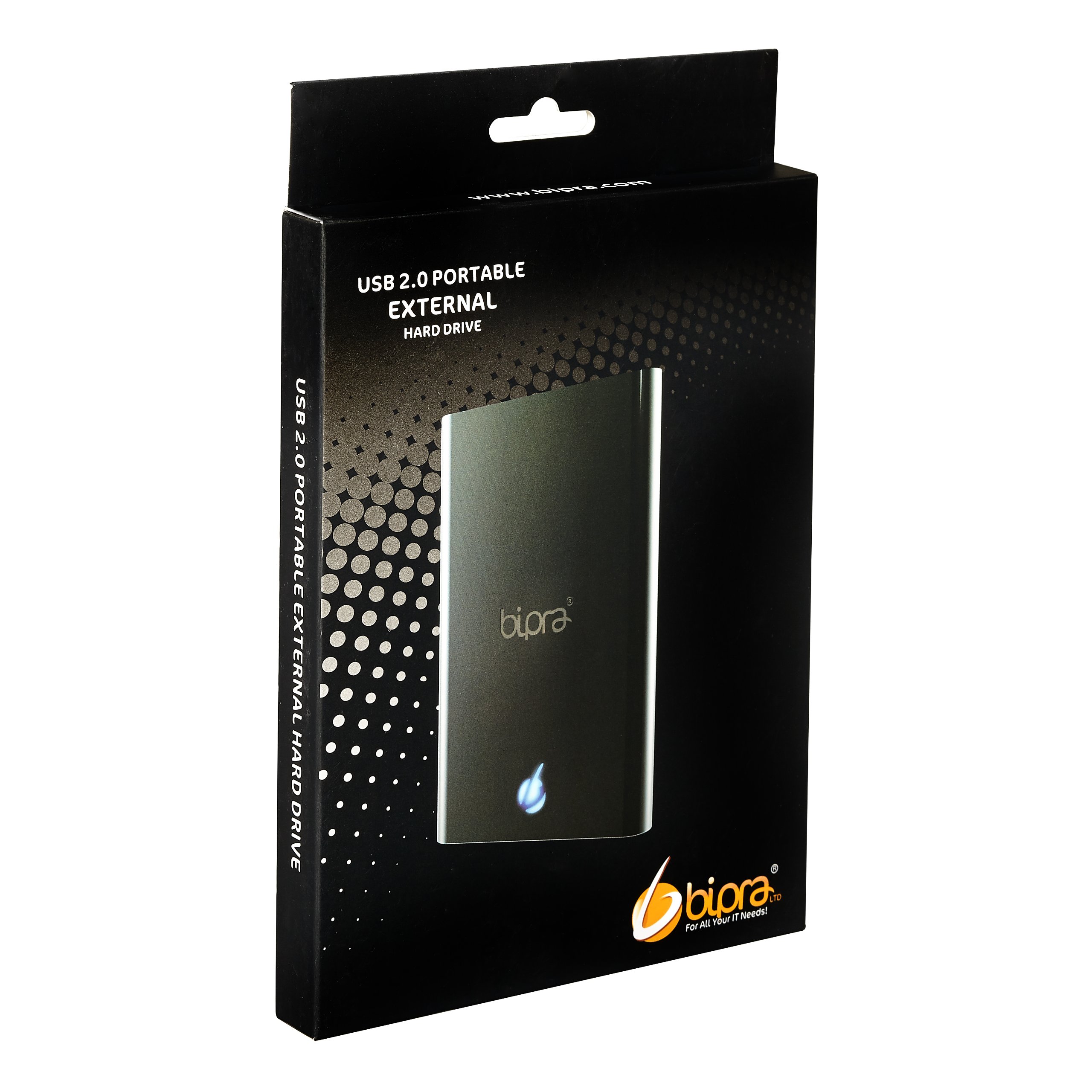 BIPRA "Buy BIPRA S2 2.5" USB 2.0 Portable External Hard Drive - 750GB FAT32 Black" - View 6 of 6