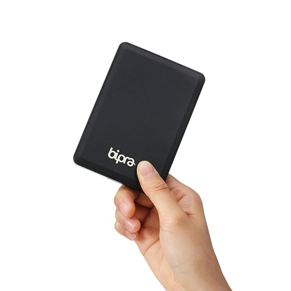 BIPRA BIPRA S3 2.5 Inch USB 3.0 Portable External Hard Drive Black 1TB 1000GB Fast Data Transfer - View 5 of 9