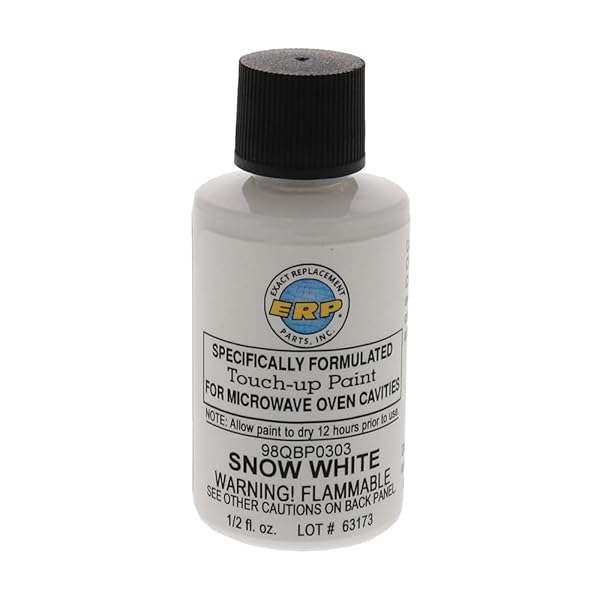 ERP Buy ERP Microwave Oven Universal Cavity Touch Up Paint 98QBP0303 - Snow Bright White for Perfect Repairs