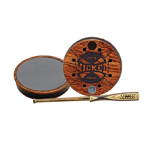 Zink Zink Wicked Series Turkey Call: Durable Wood/Acrylic Design for Soft Close-Range Hunting