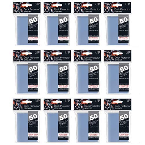 Ultra Pro Ultra Pro Standard Deck Clear Protector Sleeves 600 Count for Gaming Cards High Quality Protection