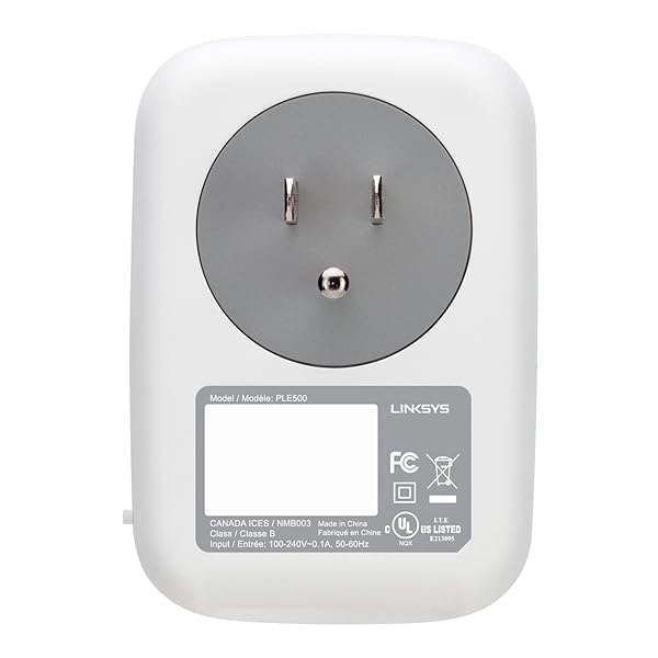 Linksys Linksys PLEK500 Homeplug AV2 Powerline Kit: Fast, Reliable Internet Anywhere in Your Home - View 4 of 5