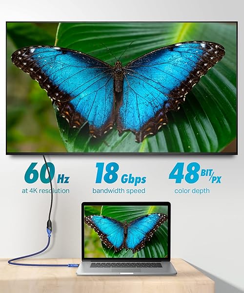 Ultra Clarity Cables Ultra Clarity 20ft High Speed HDMI Extension Cable - 4K Male to Female Connector for Optimal Performance - View 6 of 8